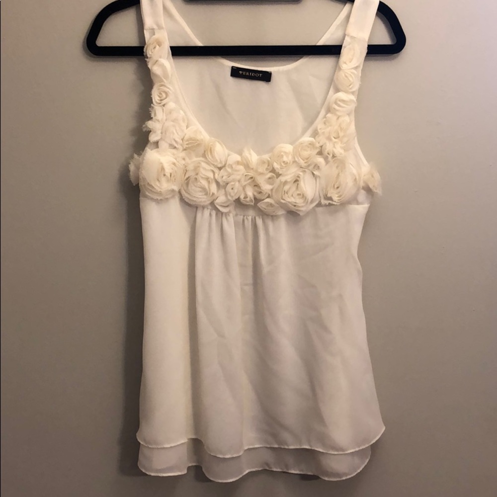 Gorgeous cream tank top